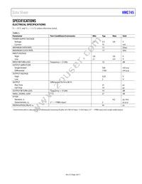 HMC745LC3TR Datasheet Page 3
