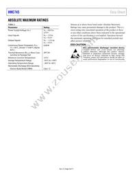 HMC745LC3TR Datasheet Page 4