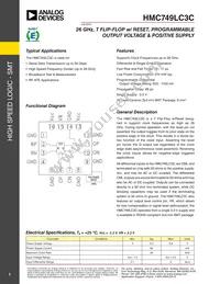 HMC749LC3CTR Datasheet Cover