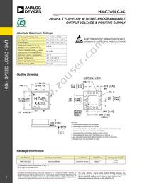 HMC749LC3CTR Datasheet Page 5