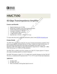 HMC7590-SX Datasheet Cover