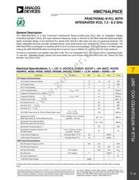 HMC764LP6CETR Datasheet Page 2