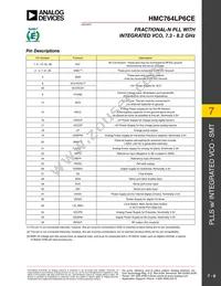 HMC764LP6CETR Datasheet Page 6