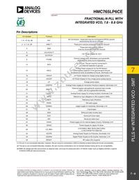 HMC765LP6CETR Datasheet Page 6