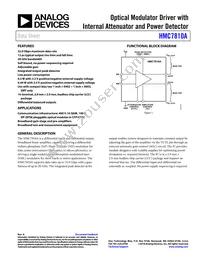 HMC7810ALC3TR Datasheet Cover