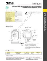 HMC813-SX Datasheet Page 6