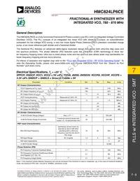 HMC824LP6CETR Datasheet Page 2