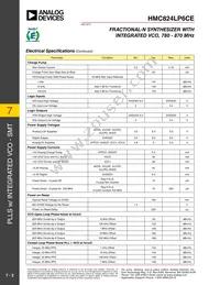 HMC824LP6CETR Datasheet Page 3