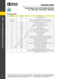 HMC829LP6GETR Datasheet Page 9
