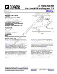 HMC832ALP6GETR Datasheet Cover