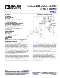 HMC832LP6GE Datasheet Cover