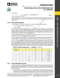 HMC833LP6GE Datasheet Page 20