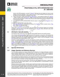 HMC833LP6GE Datasheet Page 21