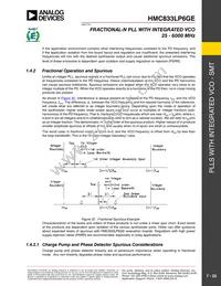 HMC833LP6GE Datasheet Page 22