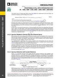 HMC834LP6GETR Datasheet Page 23