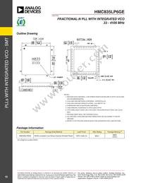 HMC835LP6GETR Datasheet Page 15