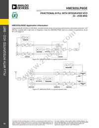 HMC835LP6GETR Datasheet Page 19