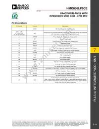 HMC836LP6CE Datasheet Page 6