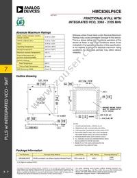 HMC836LP6CE Datasheet Page 7