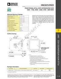 HMC837LP6CETR Datasheet Page 10