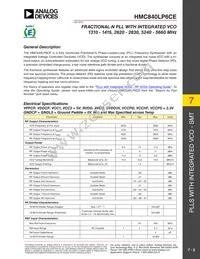 HMC840LP6CE Datasheet Page 2