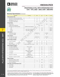 HMC840LP6CE Datasheet Page 3