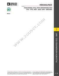 HMC840LP6CE Datasheet Page 12