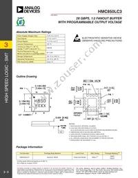 HMC850LC3TR-R5 Datasheet Page 5
