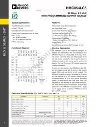 HMC854LC5 Datasheet Cover