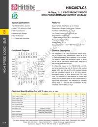 HMC857LC5 Datasheet Cover