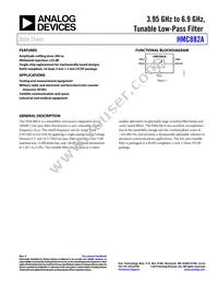 HMC882ALP5ETR Datasheet Cover