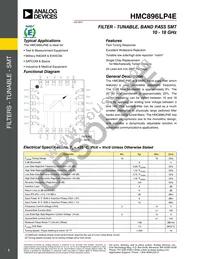 HMC896LP4ETR Datasheet Cover