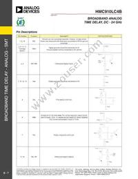 HMC910LC4BTR-R5 Datasheet Page 7