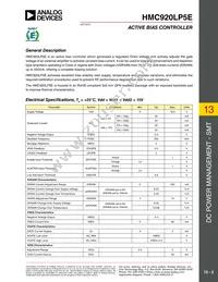 HMC920LP5E Datasheet Page 2