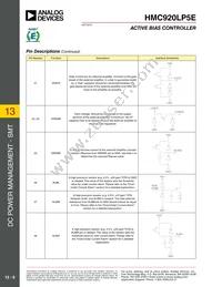 HMC920LP5E Datasheet Page 9