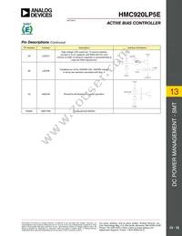 HMC920LP5E Datasheet Page 10