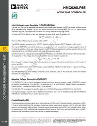 HMC920LP5E Datasheet Page 17