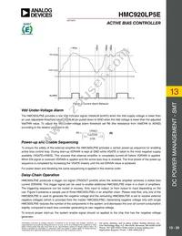 HMC920LP5E Datasheet Page 20