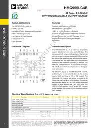 HMC955LC4B Datasheet Cover