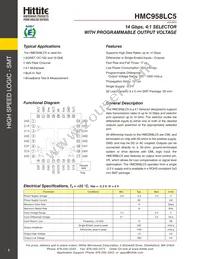 HMC958LC5TR-R5 Datasheet Cover