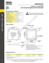 HMC958LC5TR-R5 Datasheet Page 5