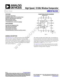 HMC974LC3CTR Datasheet Cover