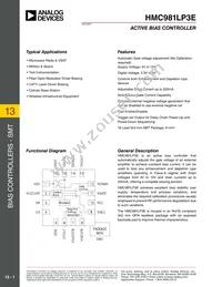 HMC981 Datasheet Cover