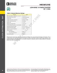 HMC987LP5E Datasheet Page 10