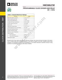 HMC988LP3E Datasheet Page 7