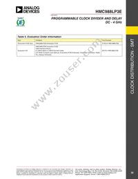 HMC988LP3E Datasheet Page 10