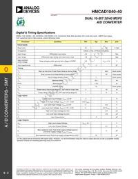 HMCAD1040-40 Datasheet Page 5