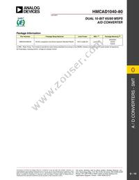 HMCAD1040-80 Datasheet Page 14