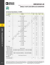 HMCAD1041-40 Datasheet Page 3
