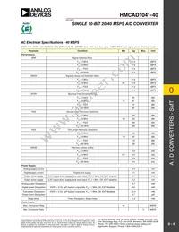 HMCAD1041-40 Datasheet Page 4
